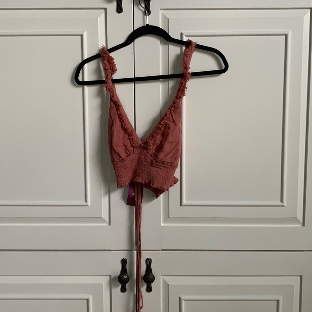 Pink croptop